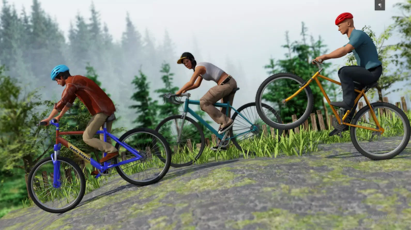 Скриншоты Mountain Bike Games: BMX Game