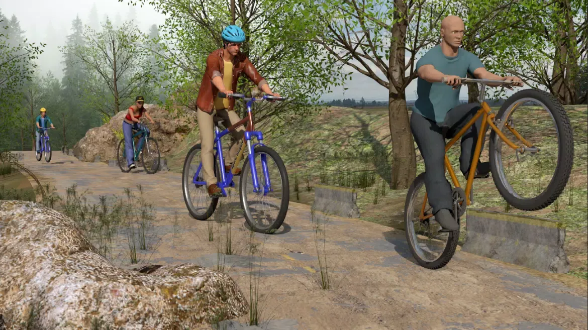 Скриншоты Mountain Bike Games: BMX Game