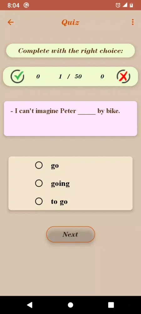 ENGLISH GERUND and INFINITIVE سکرین شاٹس