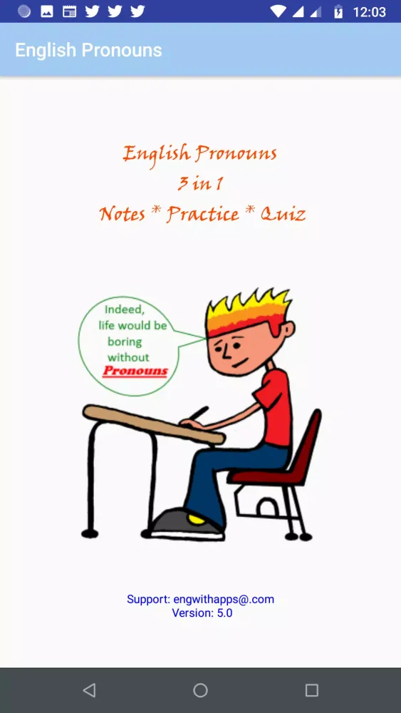 Capturas de pantalla de English Pronouns