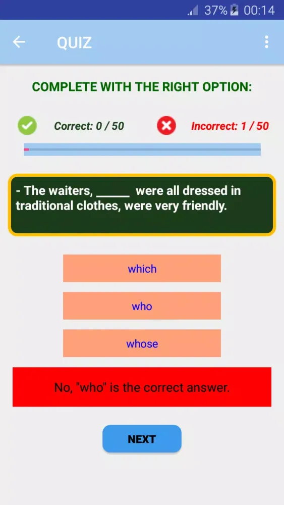 Capturas de pantalla de English Pronouns