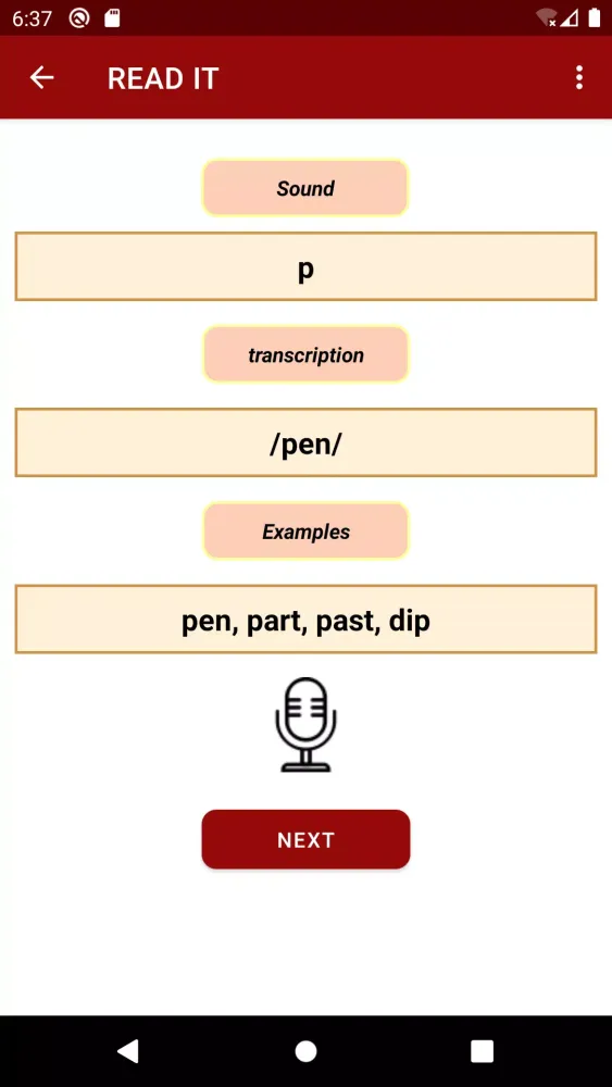 Captures d'écran de Pronunciation Assistant