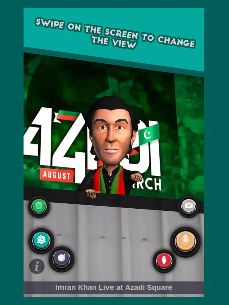 Kaptaan - Talking Imran Khan : Pakistan Tehreek e Insaf Azadi Square Dharna iPad  スクリーンショット