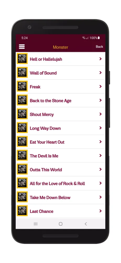 Kiss Lyrics & Wallpapers Screenshots