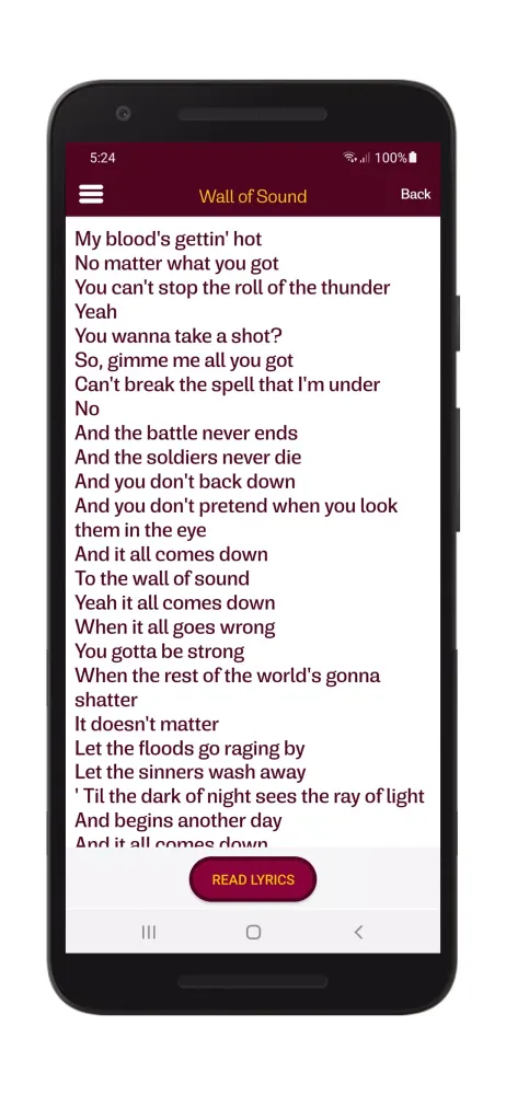 Kiss Lyrics & Wallpapers Screenshots