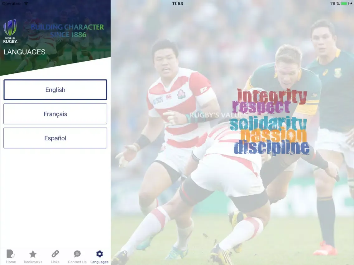 World Rugby Handbook iPad  سکرین شاٹس