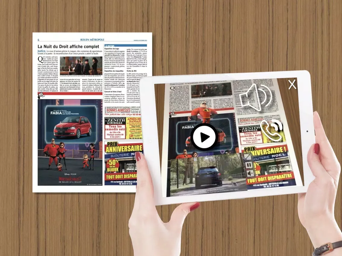 Скриншоты squAR iPad 