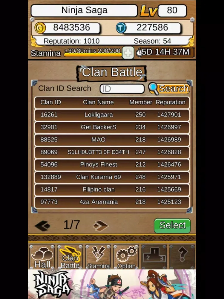 NS Clan War Panel iPad  Screenshots