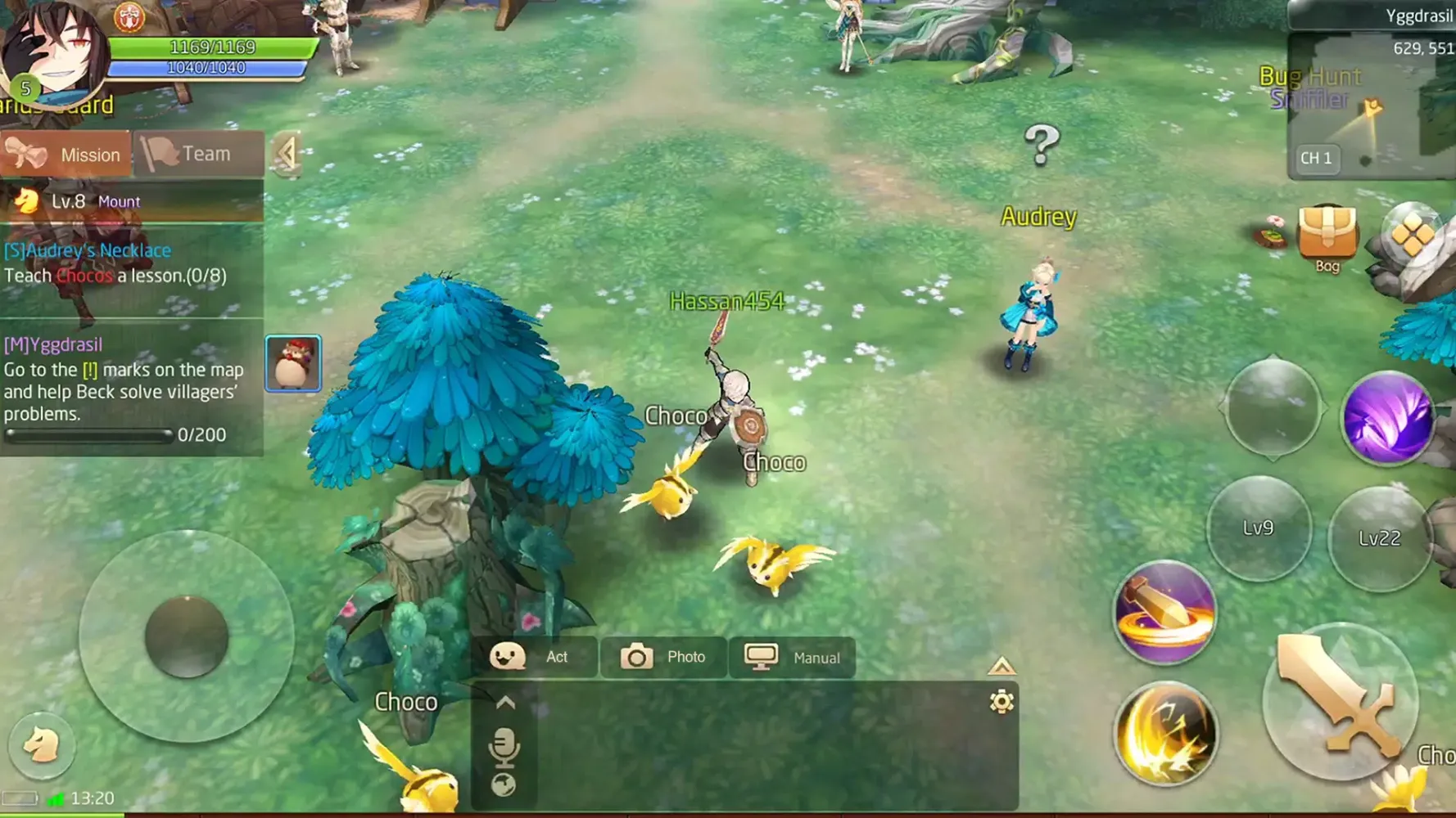 Ảnh chụp màn hình của Tales of Wind