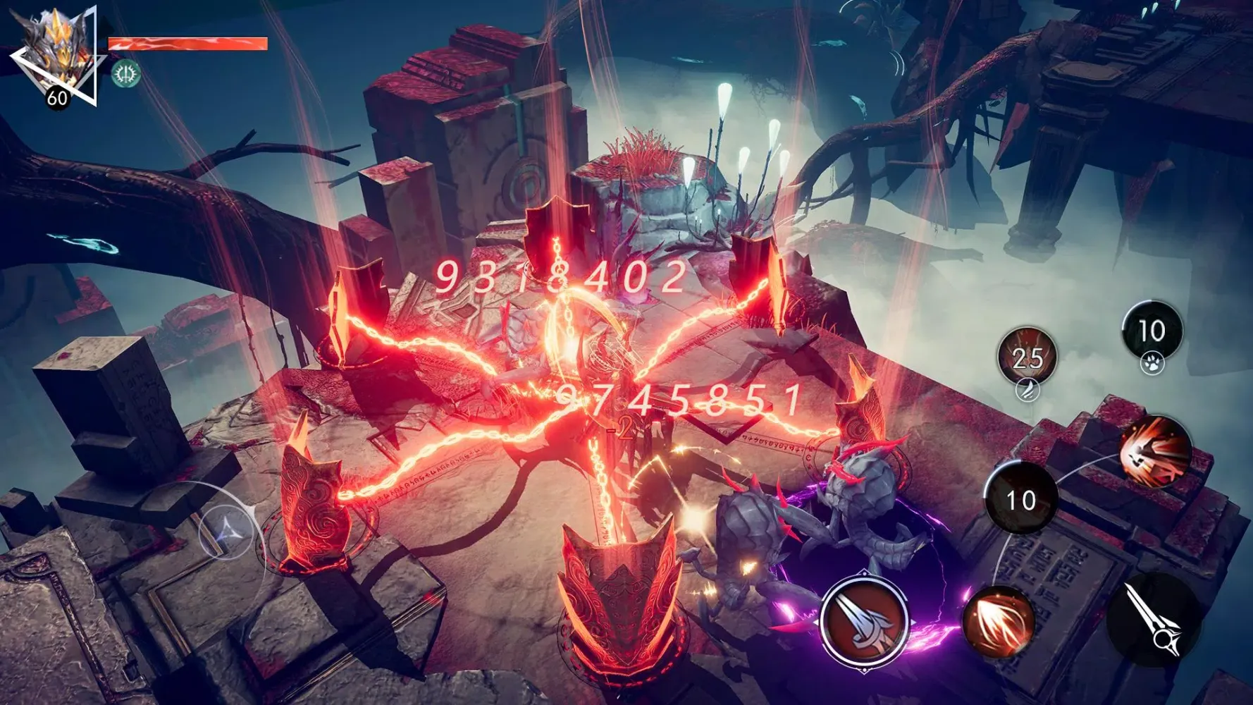 Capturas de tela do Chronicle of Infinity