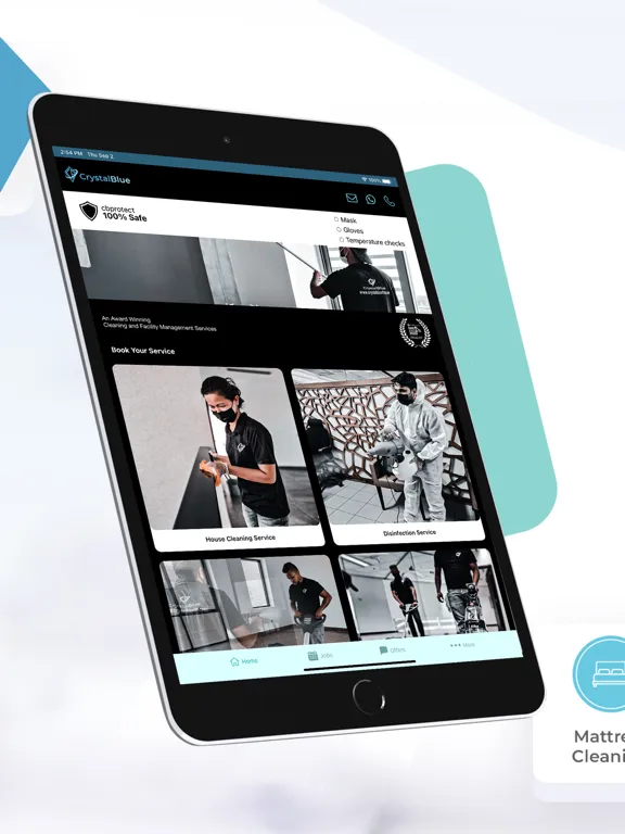 صور CrystalBlue Cleaning Services iPad 