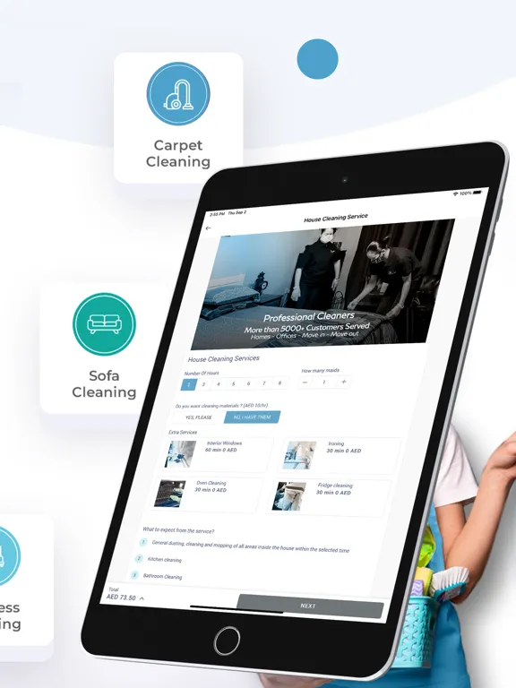 صور CrystalBlue Cleaning Services iPad 