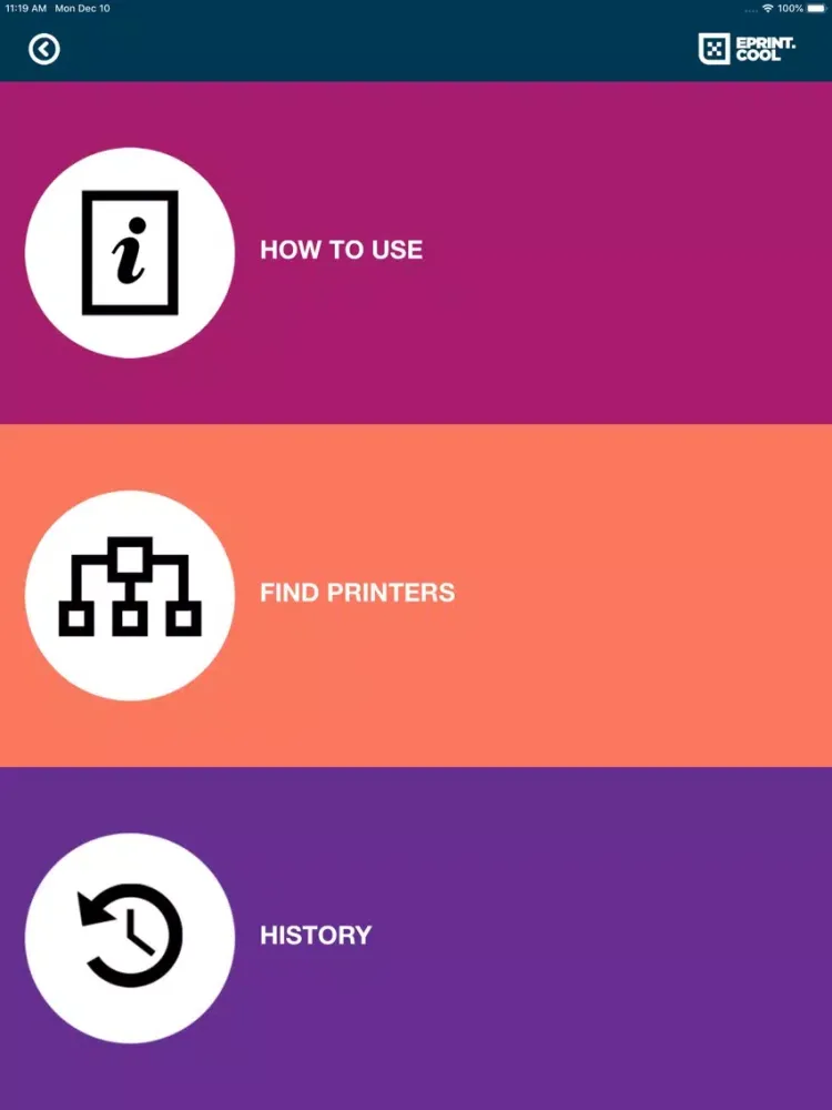 Скриншоты Eprint.cool iPad 