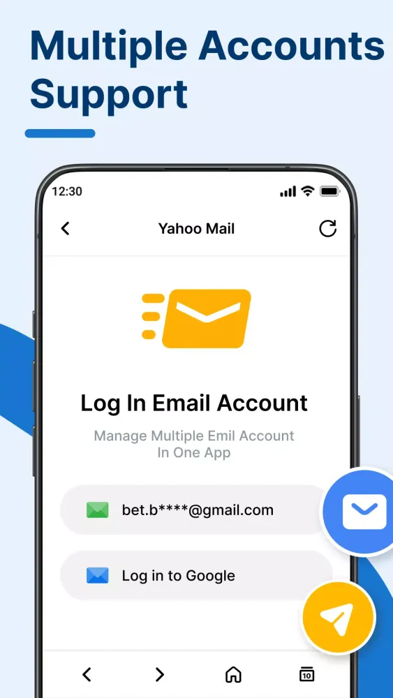 All Mail & Email Login Screenshots