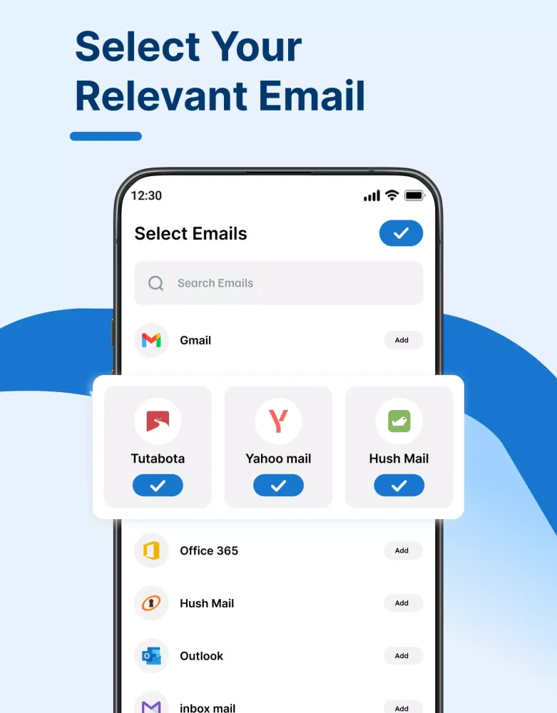 All Mail & Email Login Screenshots
