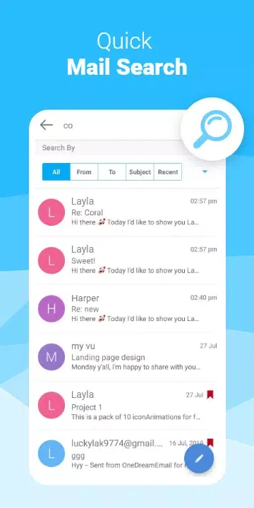 Login Mail For HotMail&Outlook Screenshots