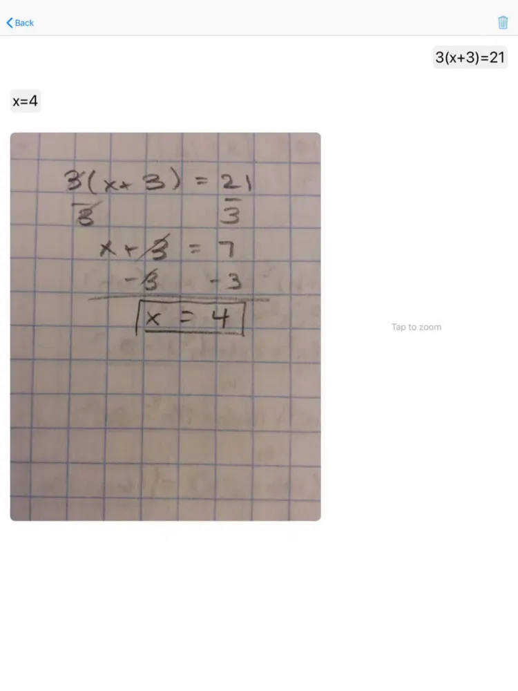 صور Homework in a Snap iPad 