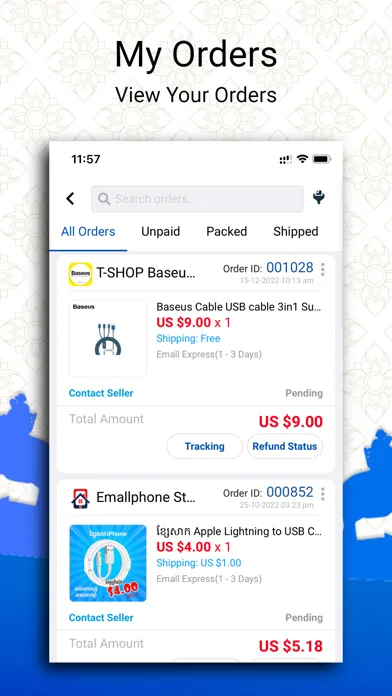 Скриншоты eMallCambodia Online Shopping
