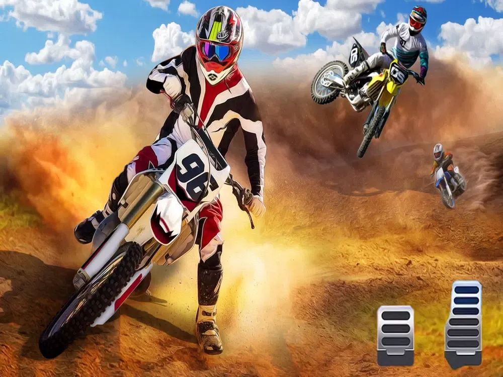 Capturas de tela do Extreme Dirt Motorbike Racing iPad 