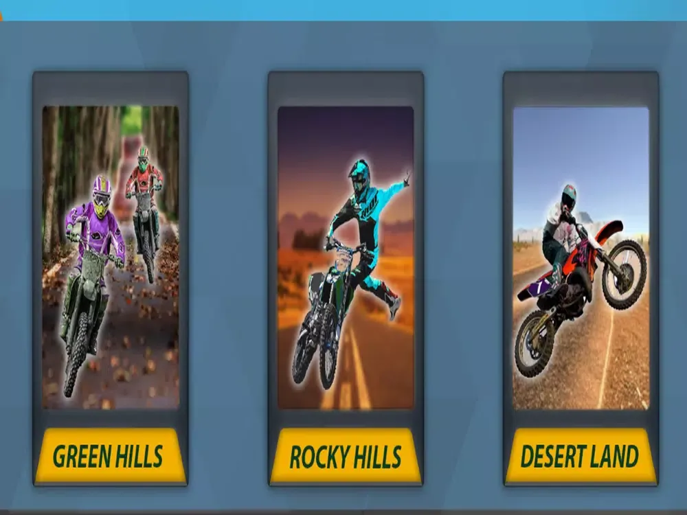 Capturas de tela do Extreme Dirt Motorbike Racing iPad 
