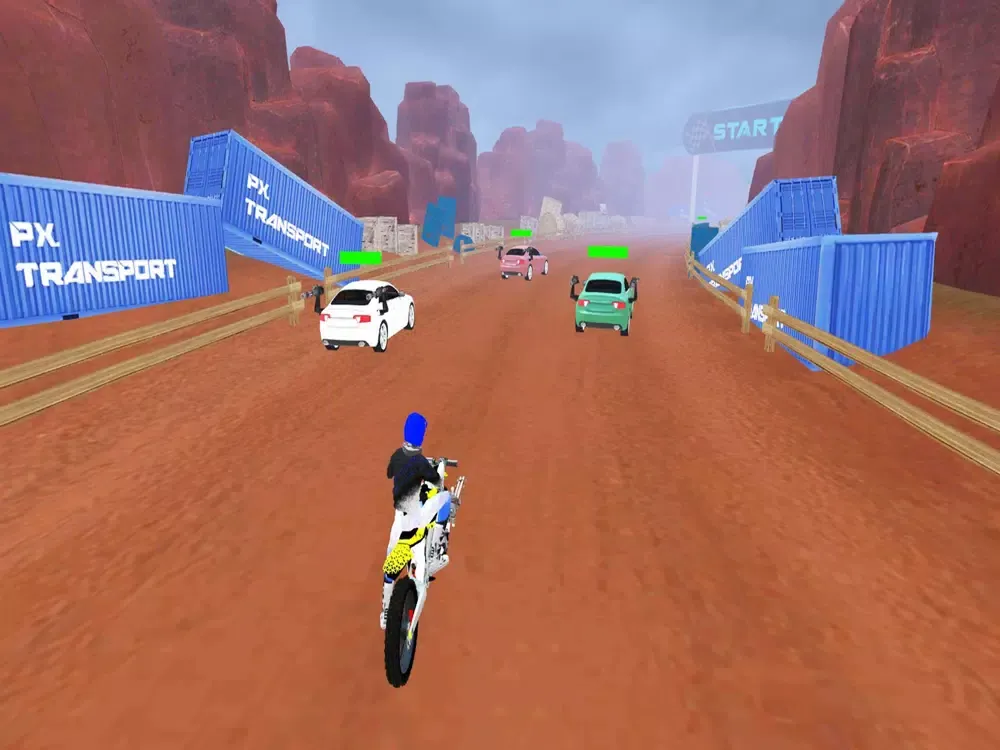 Capturas de tela do Extreme Dirt Motorbike Racing iPad 
