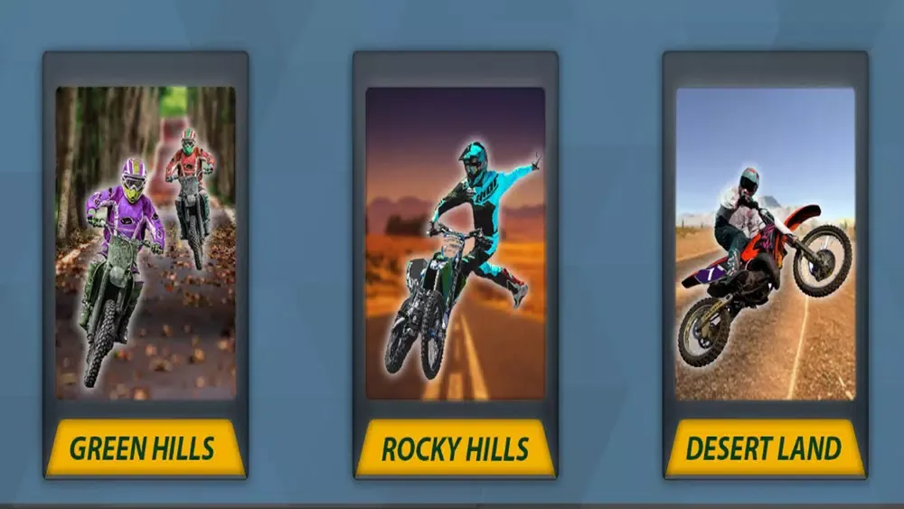 Capturas de tela do Extreme Dirt Motorbike Racing