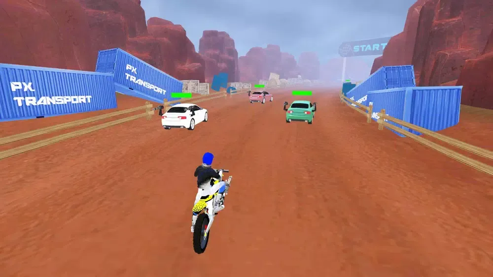 Capturas de tela do Extreme Dirt Motorbike Racing
