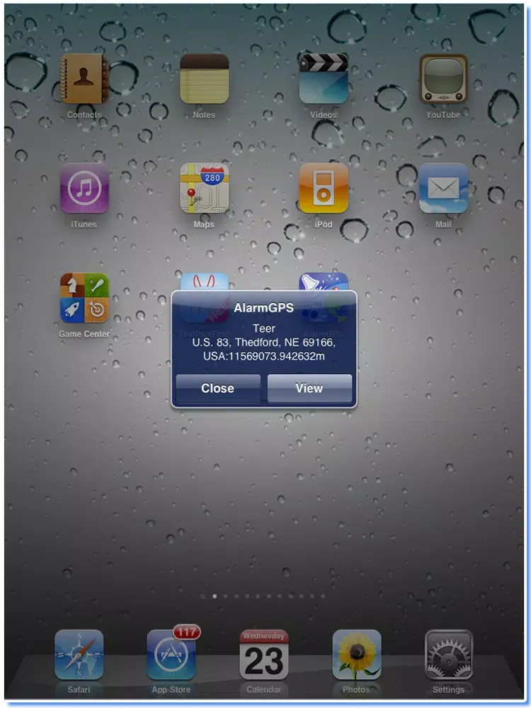 Alarm GPS Free iPad 应用截图