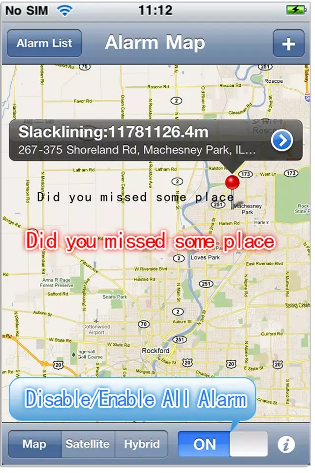 Alarm GPS Free应用截图