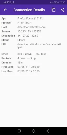 PCAPdroid - network monitor Screenshots