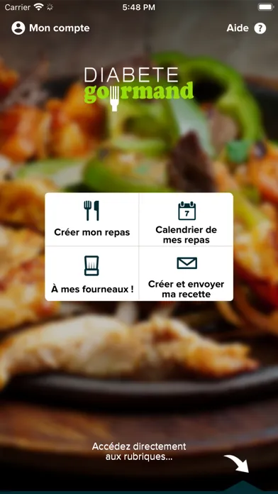 Screenshot di Diabète gourmand