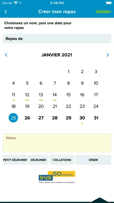 Screenshot di Diabète gourmand