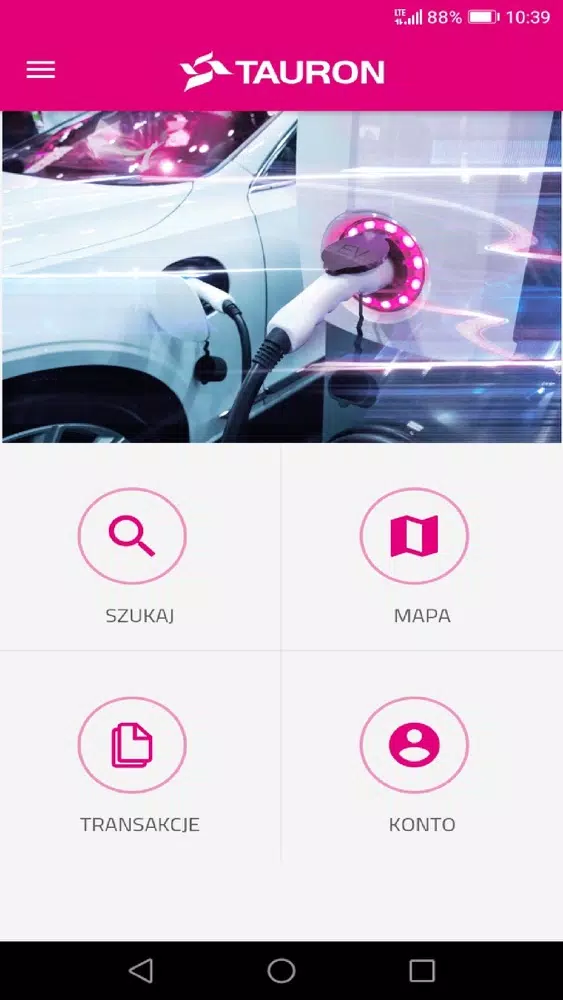 Tangkapan skrin eMap od TAURONA