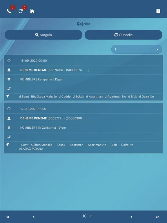 EMAR TEKNISYEN iPad  Screenshots