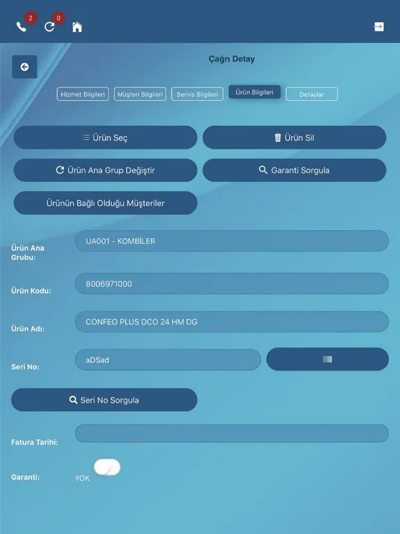 EMAR TEKNISYEN iPad  Screenshots