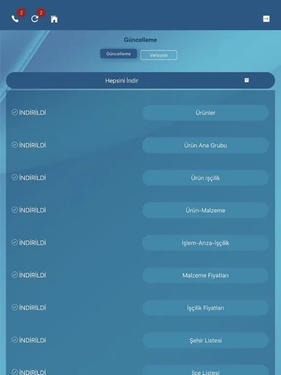EMAR TEKNISYEN iPad  Screenshots