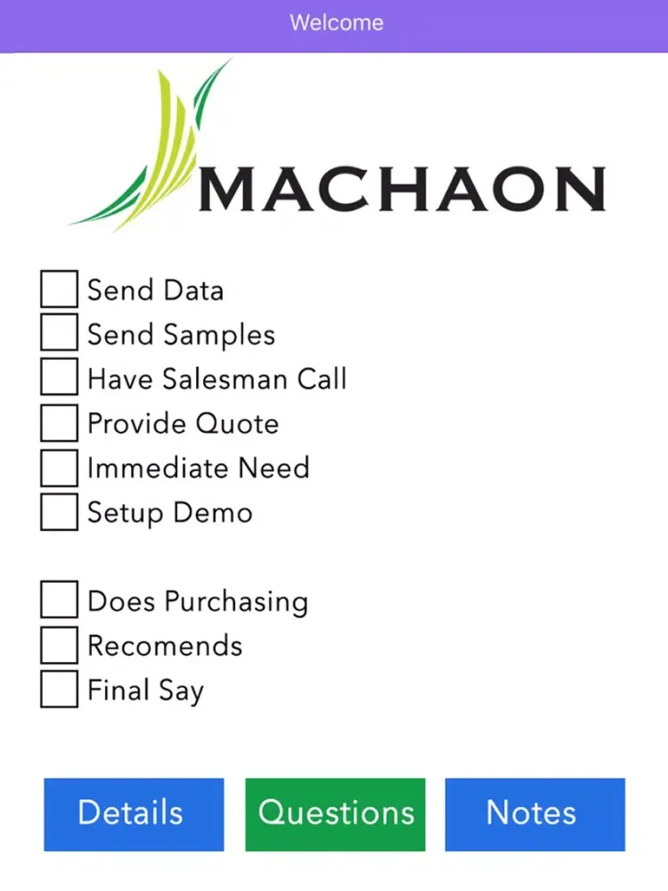 Machaon Badge Scanner iPad  Screenshots