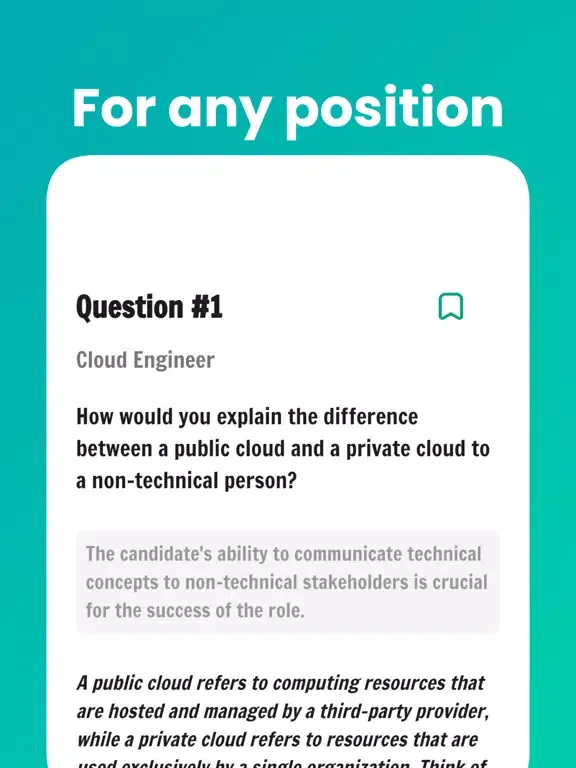 AI Recruiter iPad  سکرین شاٹس