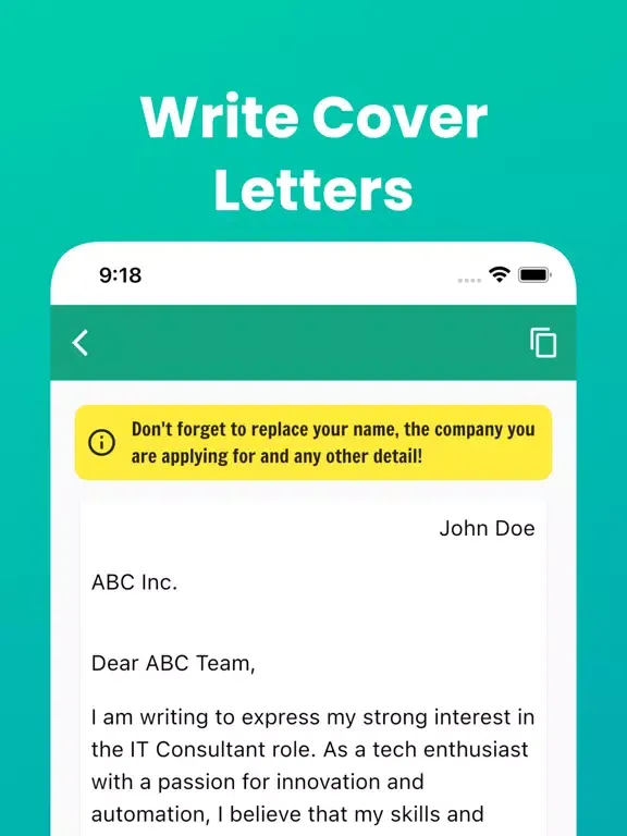 AI Recruiter iPad  سکرین شاٹس