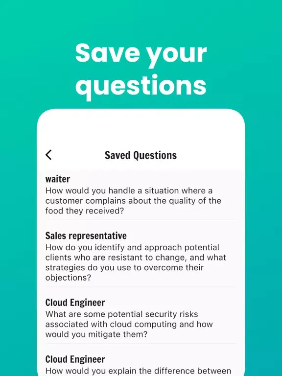 AI Recruiter iPad  سکرین شاٹس