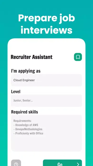 AI Recruiter سکرین شاٹس