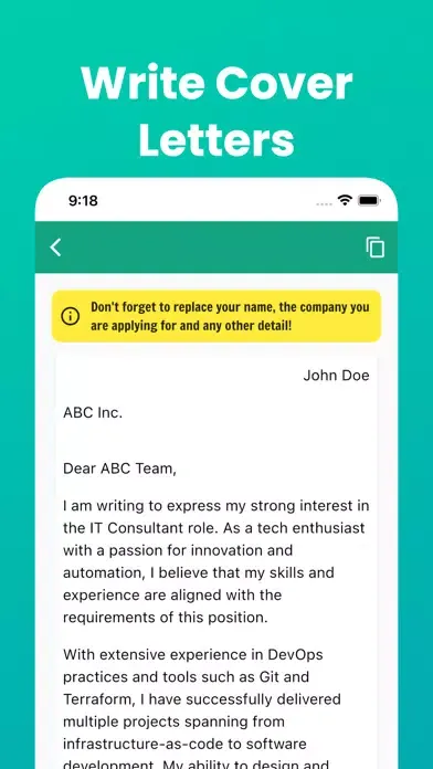 AI Recruiter سکرین شاٹس