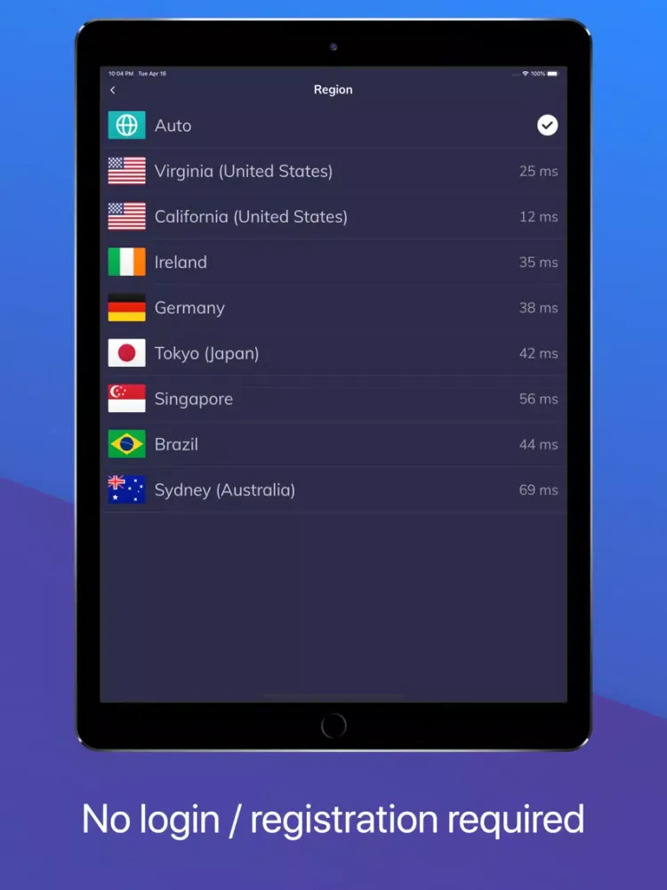 Luna: Best VPN for iPhone/iPad iPad  Ekran Görüntüleri