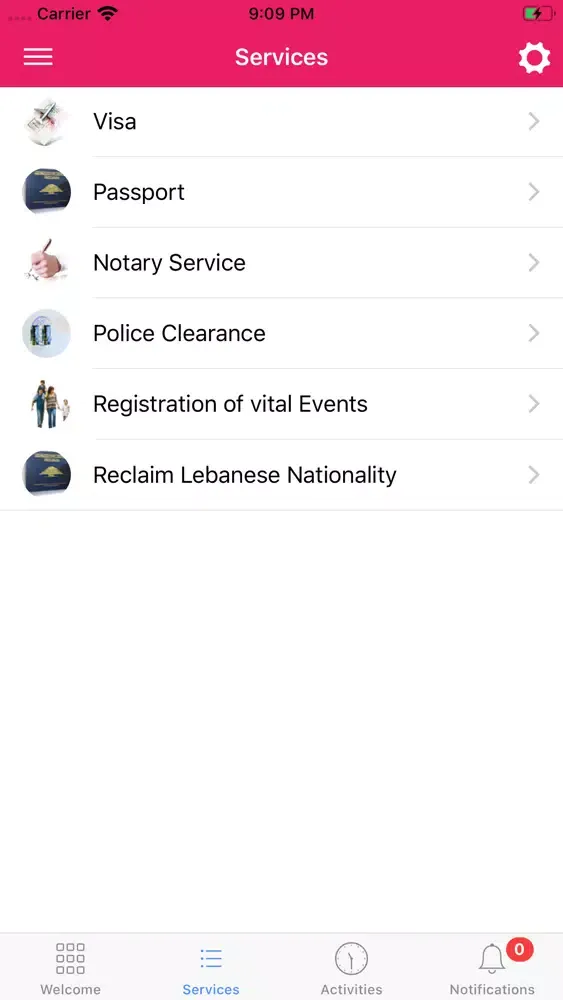 Lebanese Embassy in Ghana App স্ক্রিনশট