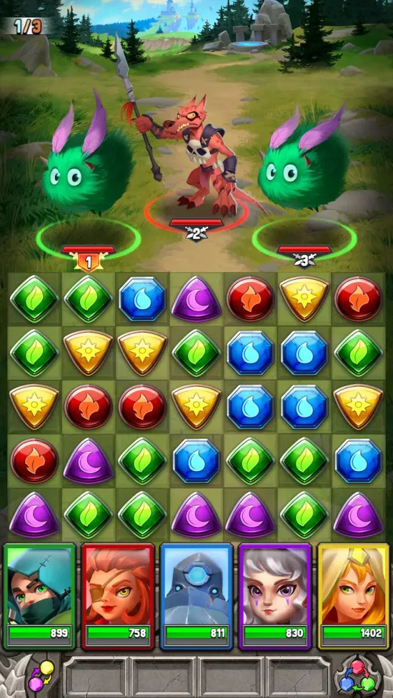 Dragon Strike: Puzzle RPG Screenshots
