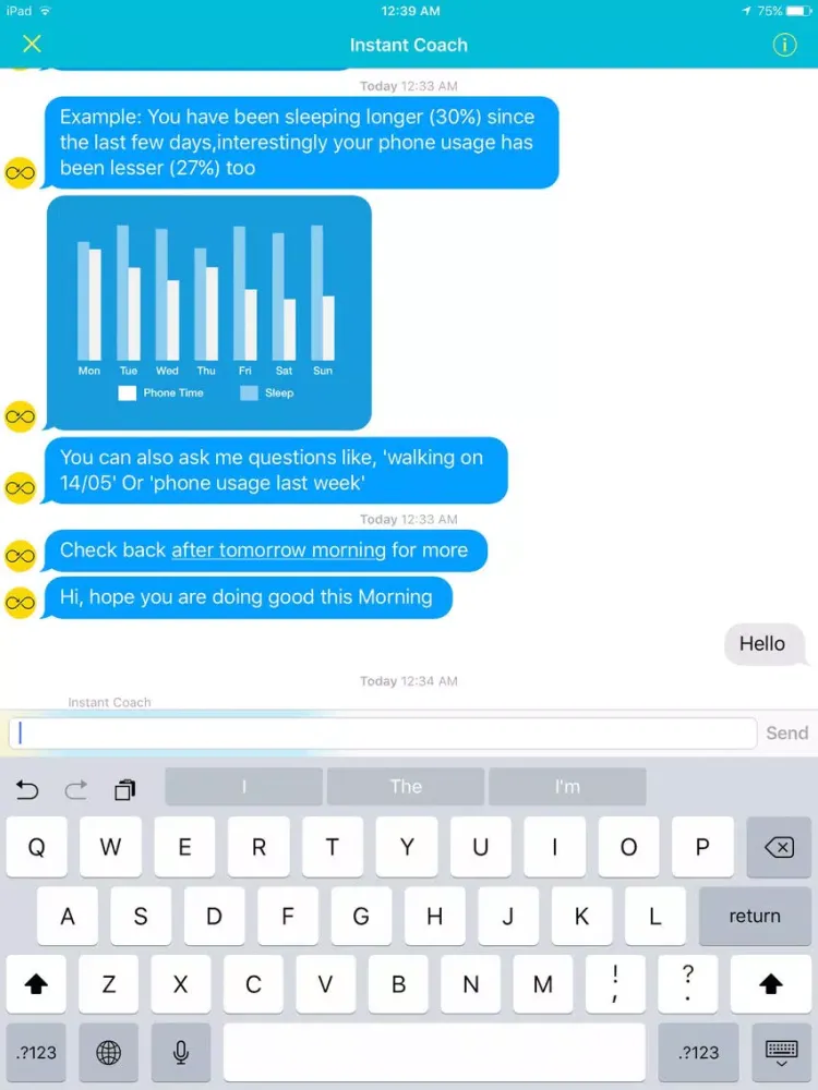Ảnh chụp màn hình của Instant - Lifelog Screen Time iPad 