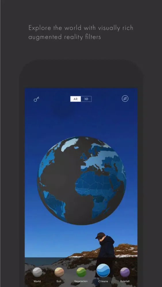 POLARIS - AR filters for Earth Screenshots