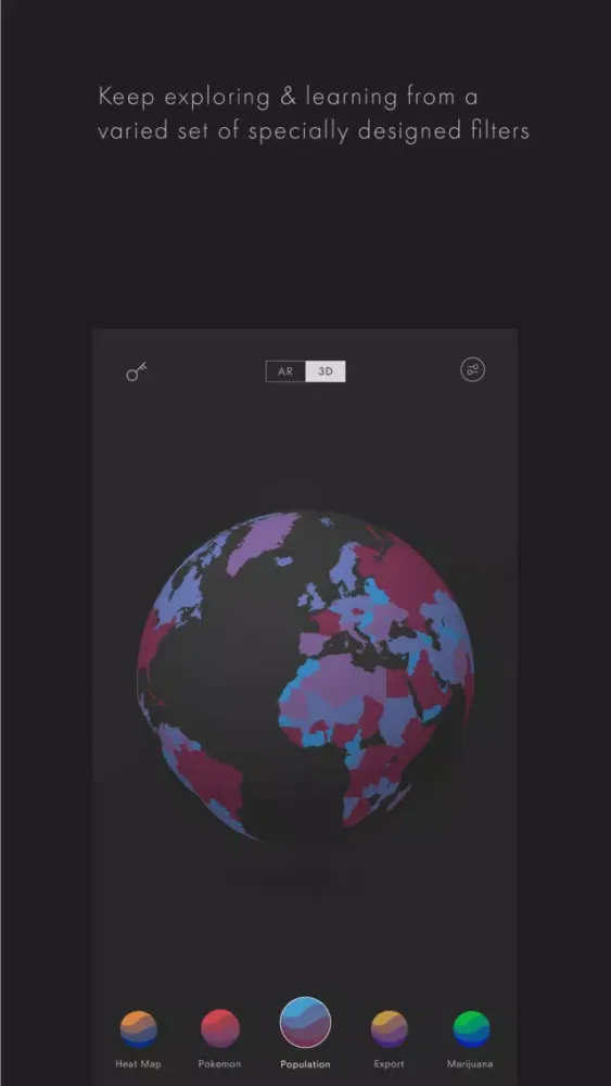 POLARIS - AR filters for Earth Screenshots