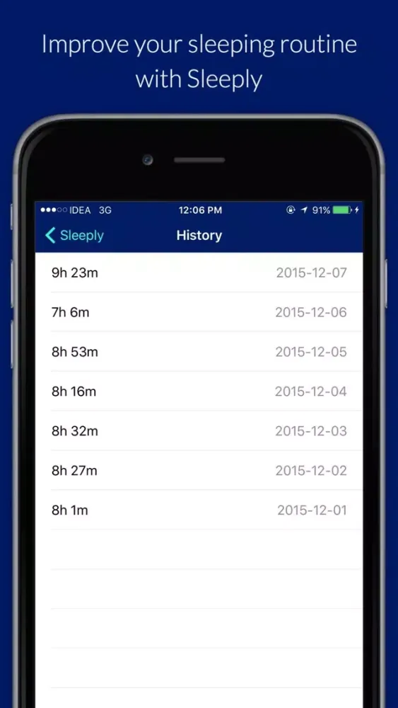 Sleeply- Automatic sleep duration tracking應用截圖