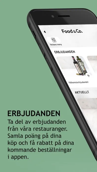 Captures d'écran de Food & Co Sverige